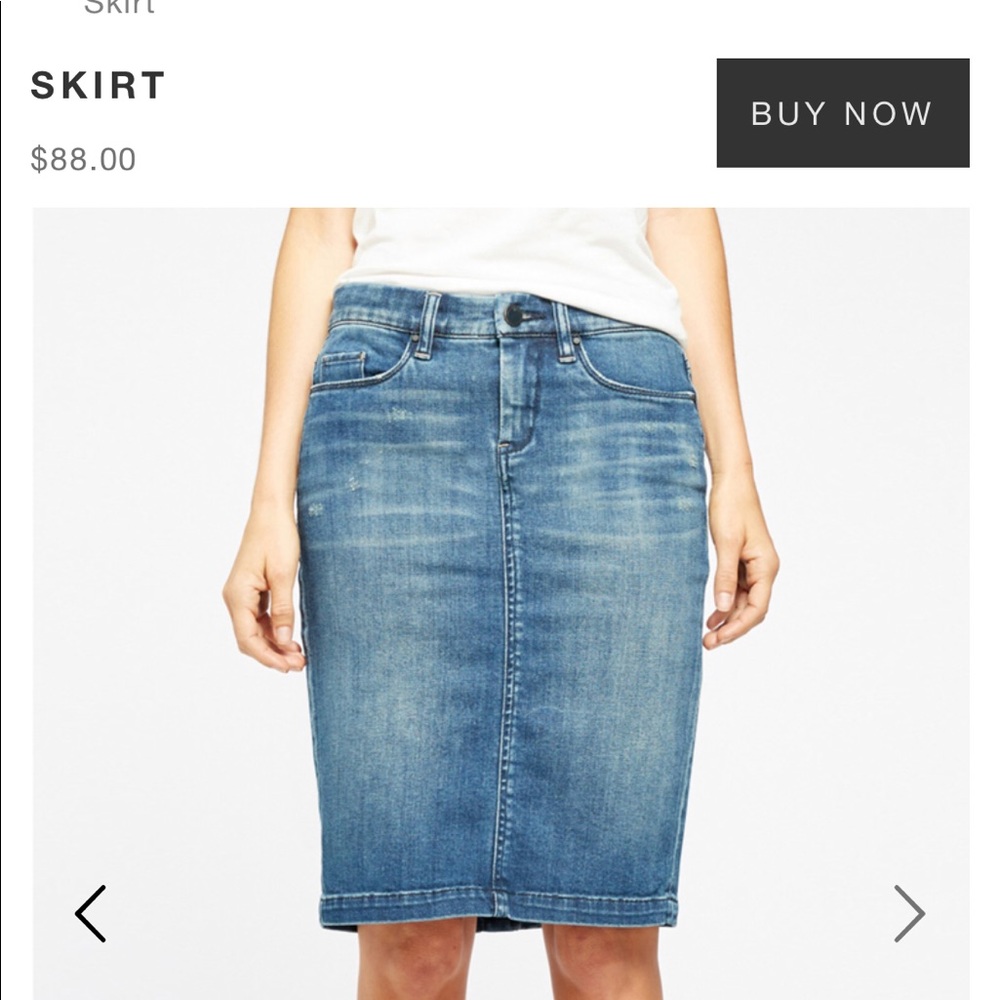 Blank denim skirt New with tags